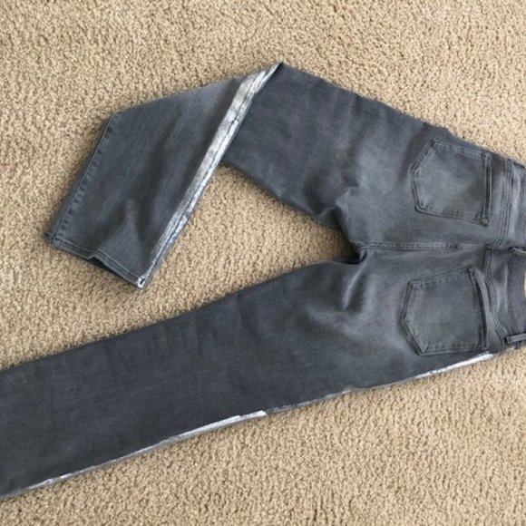 Frame Le High Straight Foil Tux Jeans, Size 29 - Picture 8 of 9